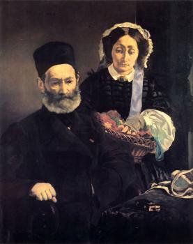 愛德華 馬奈 M. and Mme Auguste Manet
